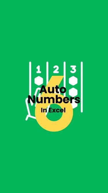 Image result for How to Auto Generate Numbers in Excel