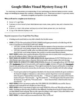 Image result for Example of a Visual Essay Slide