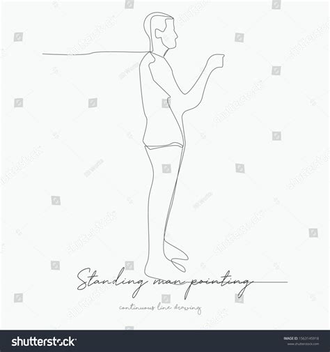 Contour Line Drawing Man Standing に対する画像結果