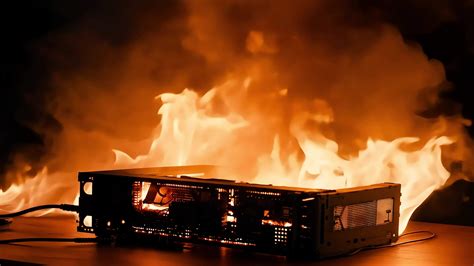 Image result for Computer On Fire