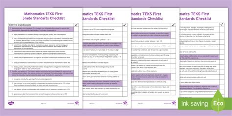 Image result for First Grade Math Concept Checklist