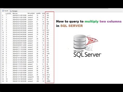 Image result for Multiply SQL