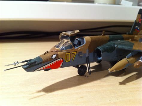Image result for Plastic Model Build Su-25 Frogfoot