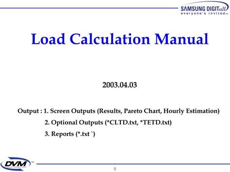 Image result for Load Calculation Mnual PDF