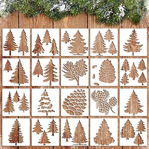 Image result for Pine Tree Stencil Free