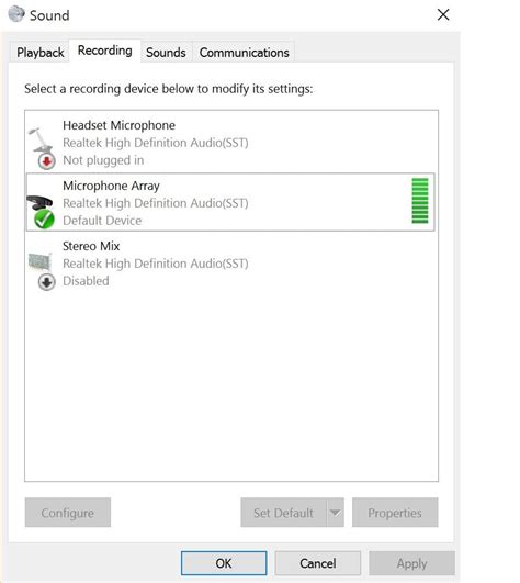 My microphone array is not working on my new Surface Book : Surface