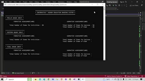 C# SQL Grading System に対する画像結果