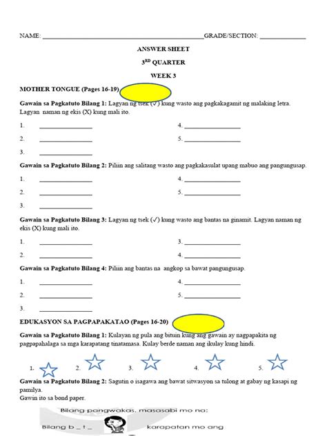 Image result for 3rd Grade Weekly Homework Sheet Answer Key