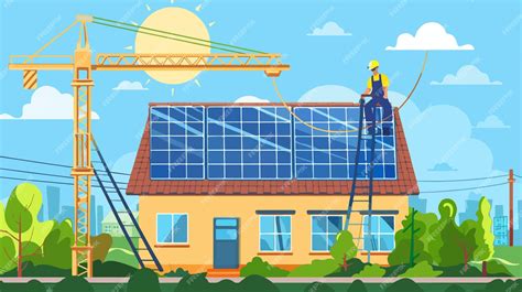 Image result for Solar Module Installation Cartoon