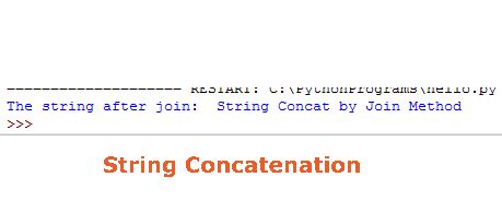 Afbeeldingsresultaten voor Concatenation of Two Strings in Python
