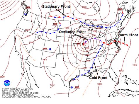 Image result for Cold Front Map