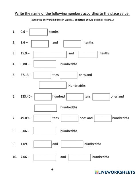 Image result for 5 Digit Number Names Worksheet