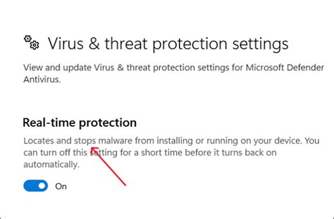 Toradh íomhá ar Windows Defender Not On