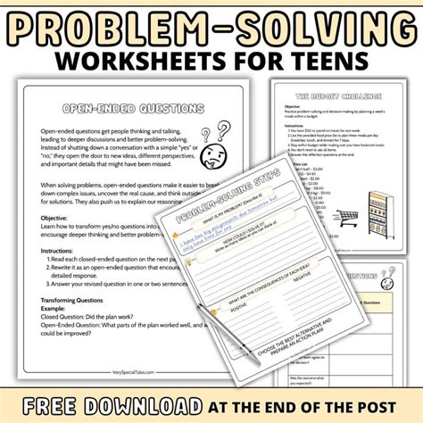 Toradh íomhá ar Practical Problems Examples for Teens