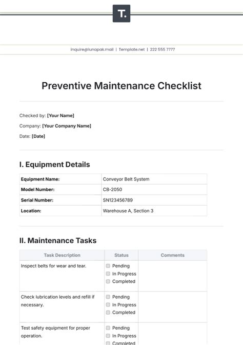 Image result for PCB Machine Maintenance Checklist