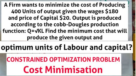 Image result for Constrained Optimization Problem Microeconomics