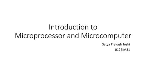Image result for Introduction of Microcomputers and Microprocessor