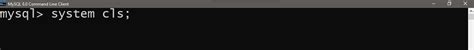Image result for How to Clear MySQL Command Line