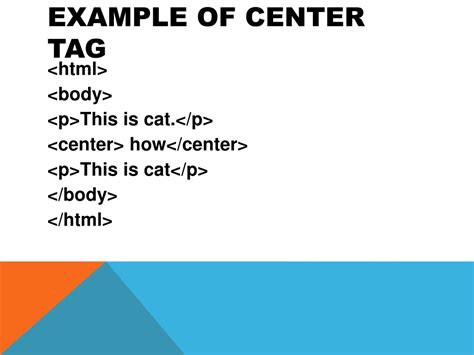 Image result for Center Tag in HTML