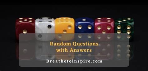 Image result for Random List of Questions