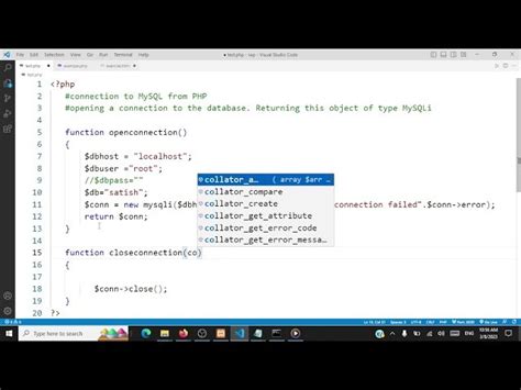 Toradh íomhá ar MySQL Database Connection Code Image