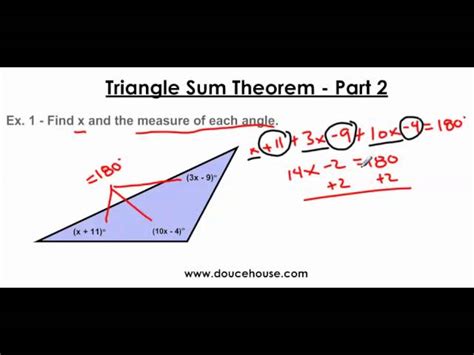 Image result for Triangle Sum Theorem
