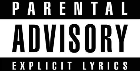 Parental Advisory Sticker Album Cover