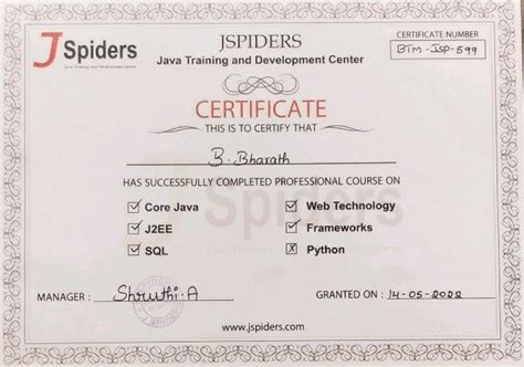 Image result for Java Certification From Jspiders