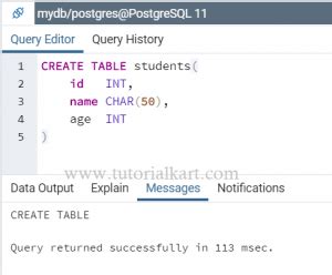 Image result for Create Table with Decimal in PostgreSQL