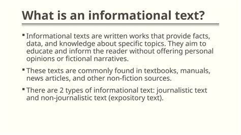 Image result for Informational Text Definition