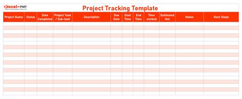 Image result for Project Tracking Template Word