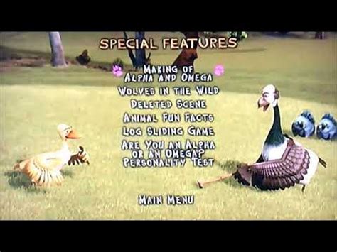 Afbeeldingsresultaten voor Alpha and Omega DVD Menu