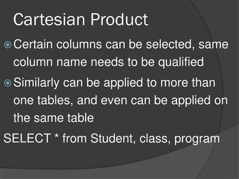 Cartesian in MySQL に対する画像結果