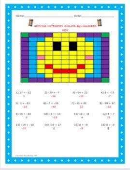 Color Card for Positive Integers に対する画像結果