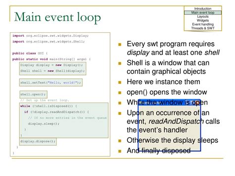 Image result for GUI Event Loop