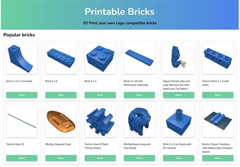 Toradh íomhá ar LEGO Tool 3D Print