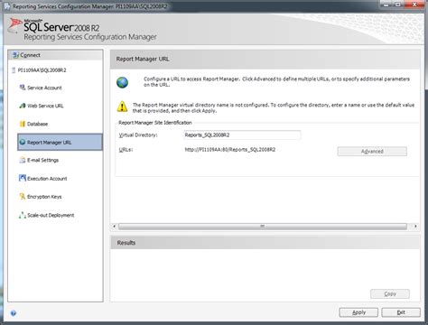 Image result for Report Server Configuration Manager