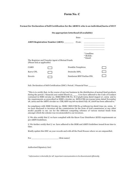 Image result for Self Declaration for Bursary Application Format