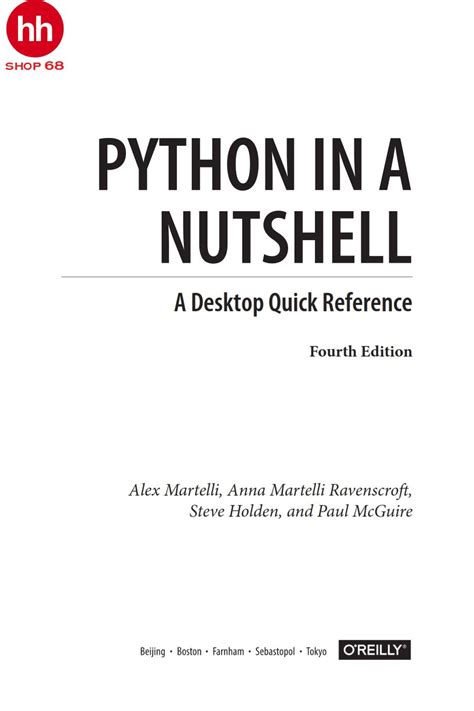 Image result for Python in a Nut Shell
