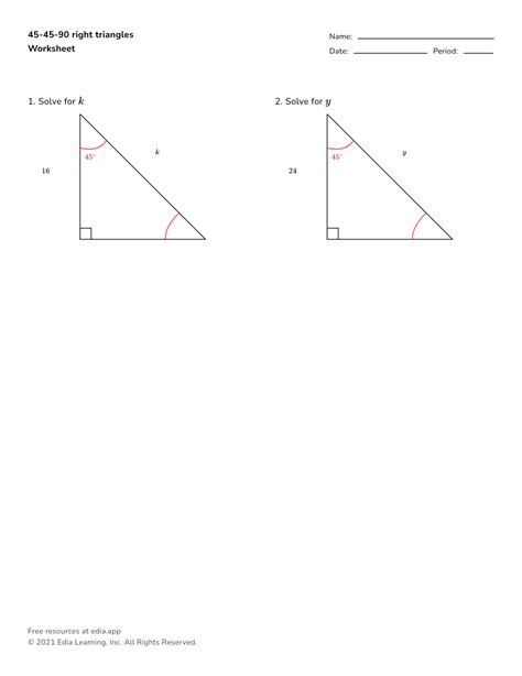 Bildergebnis für Solving Right Angle Triangles