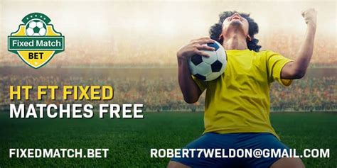 Afbeeldingsresultaten voor HT FT Fixed Match