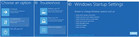 Toradh íomhá ar Windows Startup Settings