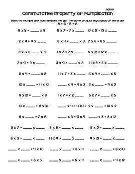Sample Lesson Plan On Commutative Property of Multiplication に対する画像結果