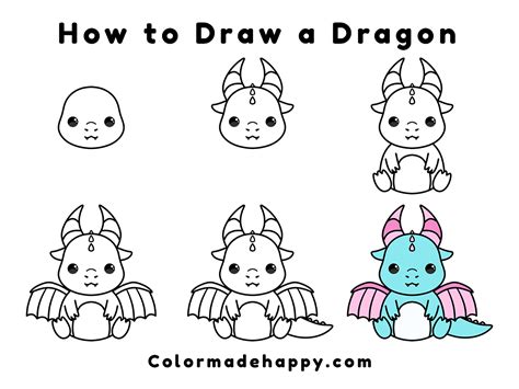 Bildergebnis für How to Draw a Dragon Easy Steps