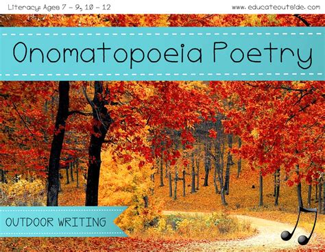 Onomatopoeia Poetry Examples に対する画像結果