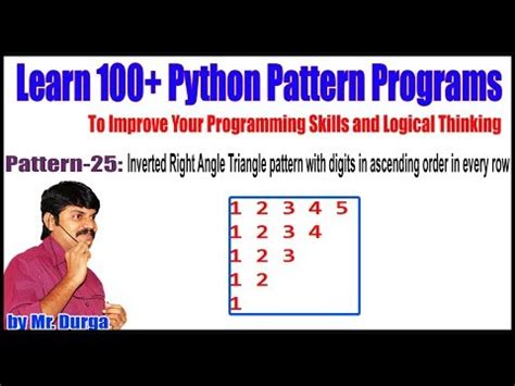 Image result for Print Right Angle Triangle Pattern in Python