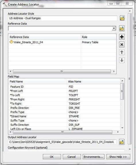 Toradh íomhá ar Geocoding GIS Data
