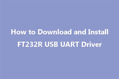 USB-UART Driver に対する画像結果