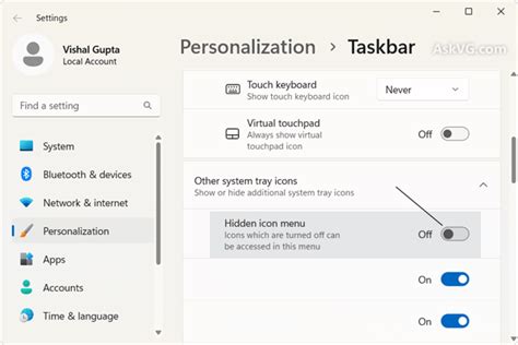 Image result for Remove Hidden Icons Taskbar