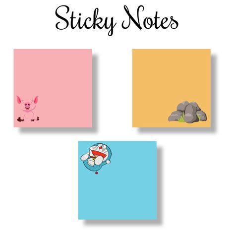 Image result for Sticker Note Example